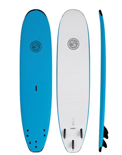 Gnaraloo Soft Surfboards - Schoolie blue soft surfboard