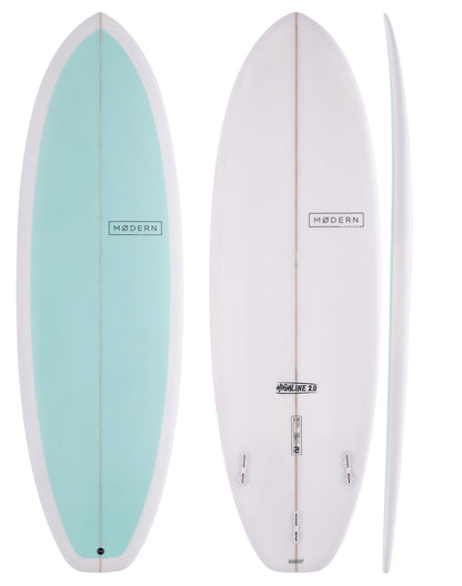 Modern Highline 2.0 sea green surfboard