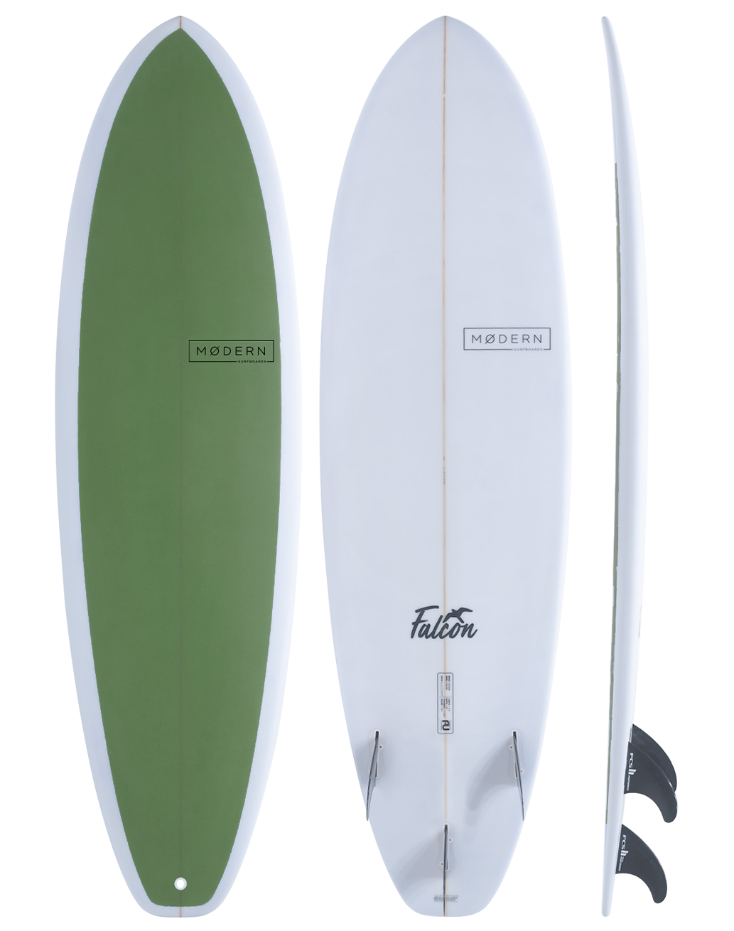 Modern Surfboards Falcon - pine green