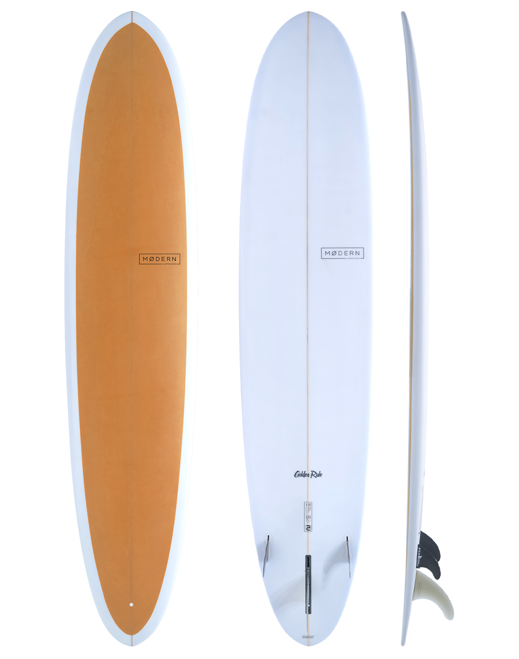 Modern Surfboards - The Golden Rule Longboard - Golden Orange