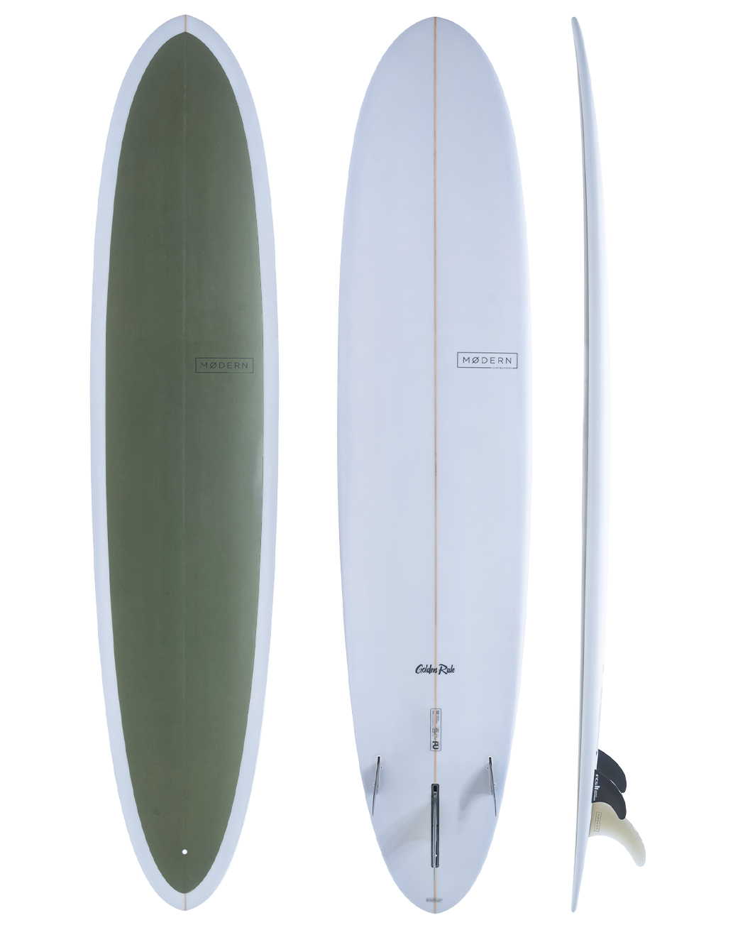 Modern Surfboards - The Golden Rule Longboard - Pine Green
