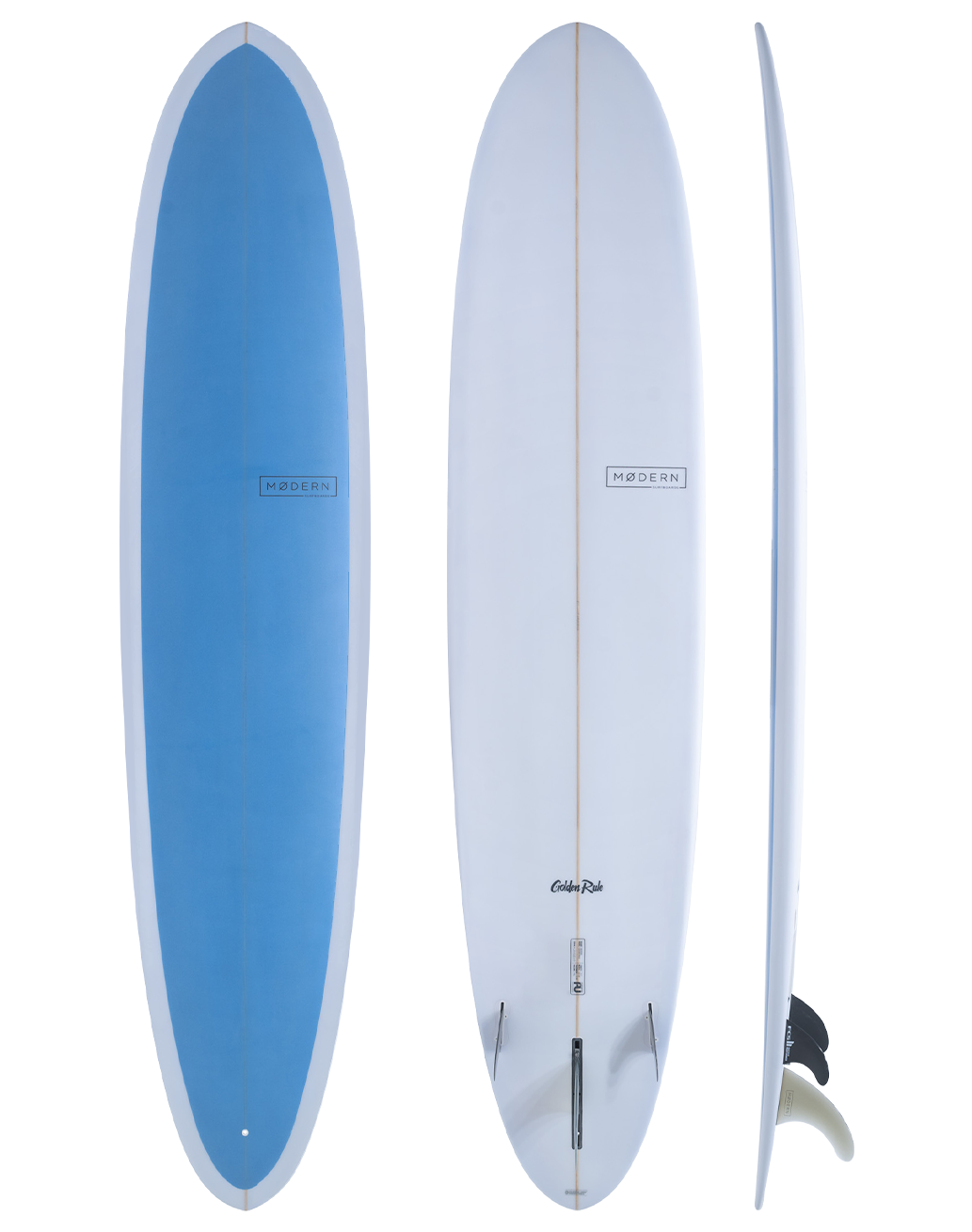 Modern Surfboards - The Golden Rule Longboard - Sea Note Blue