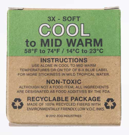 Mr Zog's Sex Wax for cool water