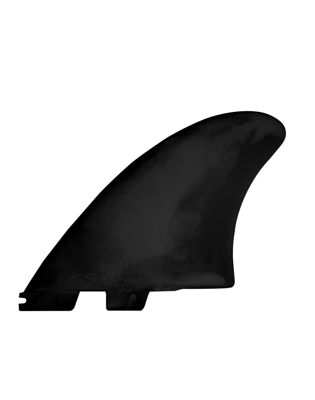 FCSII Modern Keel Twin Fin set - black
