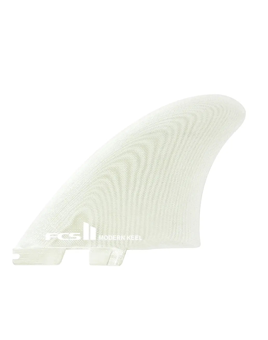 FCSII Modern Keel Twin Fin set - clear