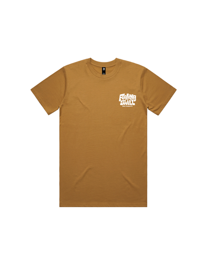 Feeling Swell Men's Classic Tshirt in camel color - front view