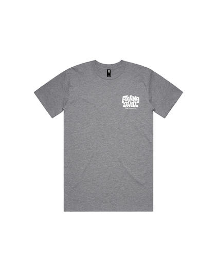 Feeling Swell Men's Classic Tshirt in grey marle color - front view