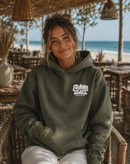 Feeling Swell Unisex Hoodie in Cyprus color - front view