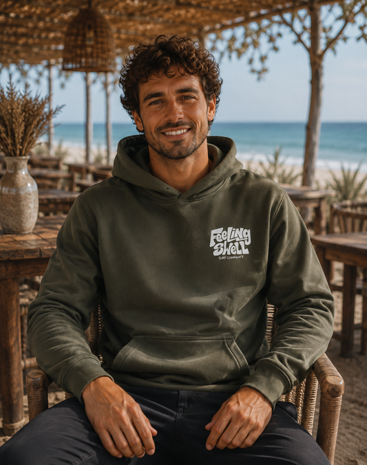 Feeling Swell Unisex Hoodie in Cyprus color - front view