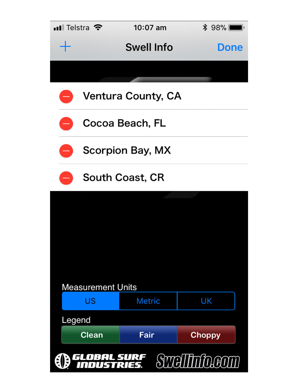 Swellinfo Surf Forecast App