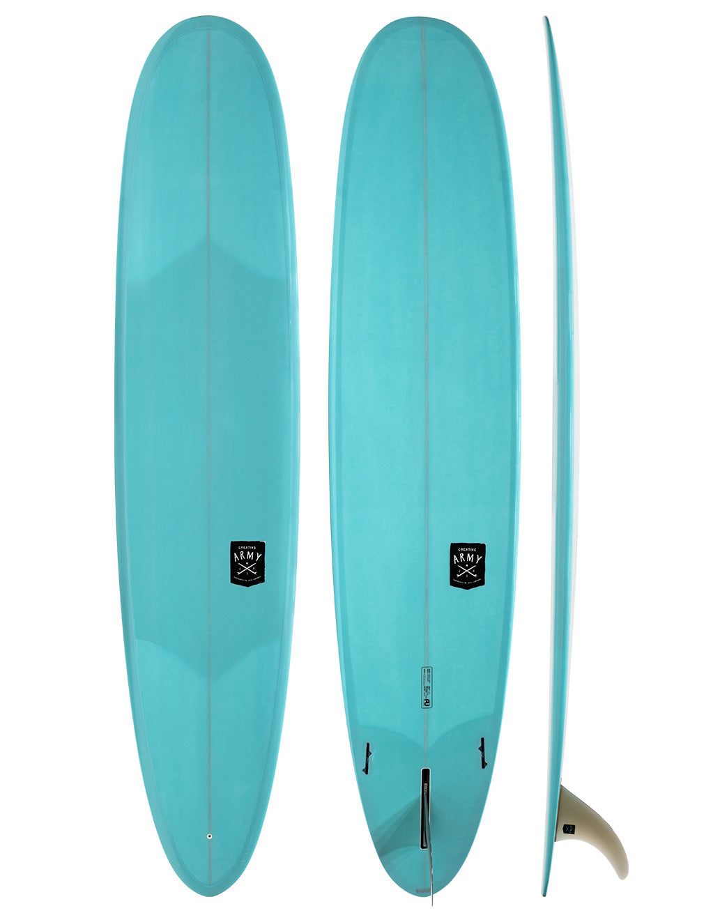 Creative Army Surfboards - Five Sugars blue longboard