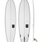 Creative Army Surfboards - Huevo white mid length surfboard