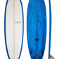 Modern Surfboards - Love Child blue and white surfboard