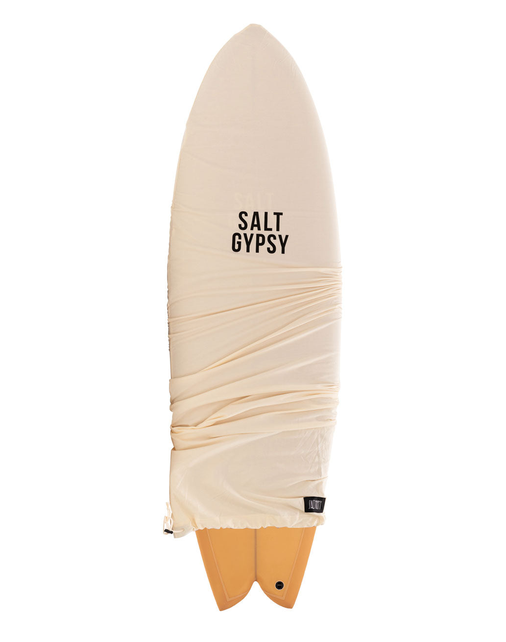Salt Gypsy Surfboards - Shorebird mustard yellow twin fin surfboard