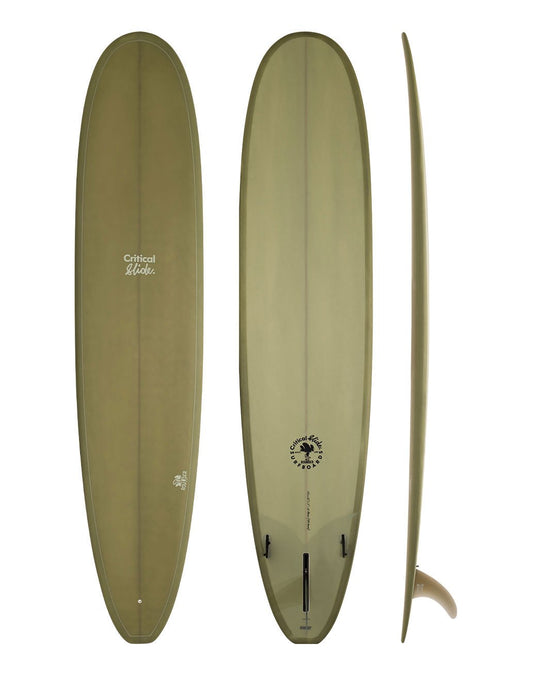 The Critical Slide Society Surfboards - All Rounder jade green longboard